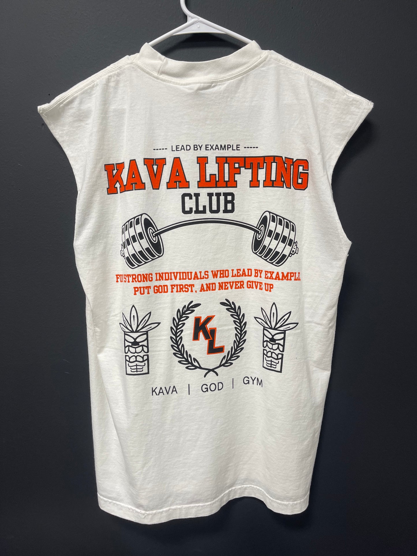 OVERSIZED CLUB TANK RED