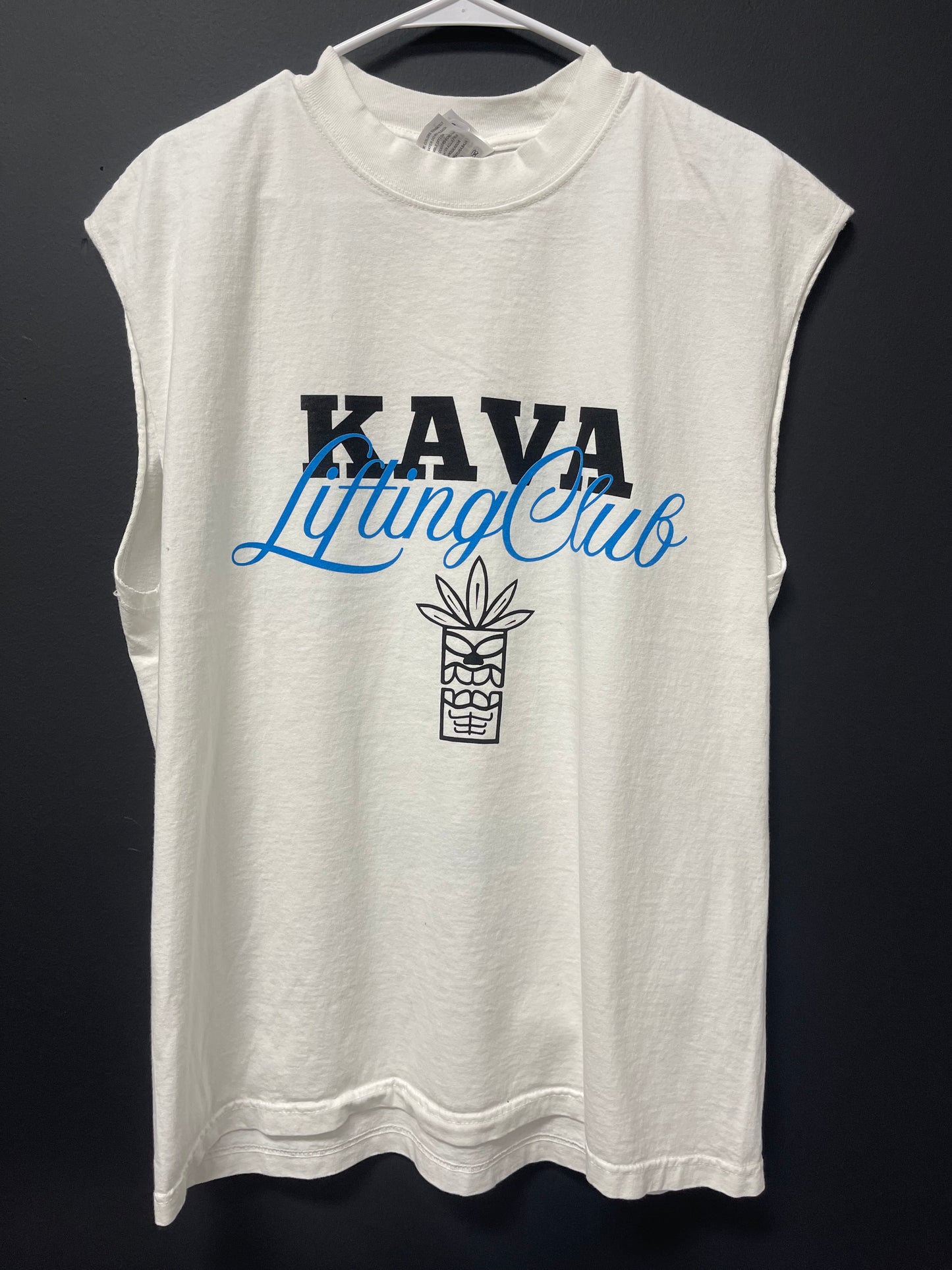 OVERSIZED CLUB TANK BLUE