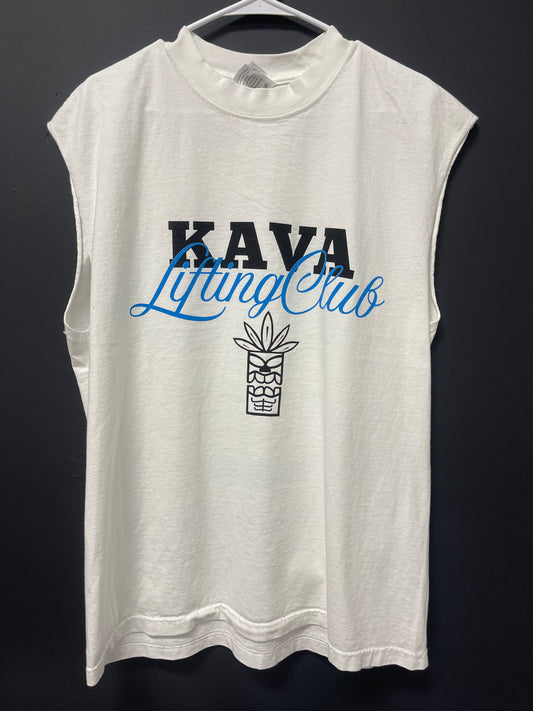 OVERSIZED CLUB TANK BLUE