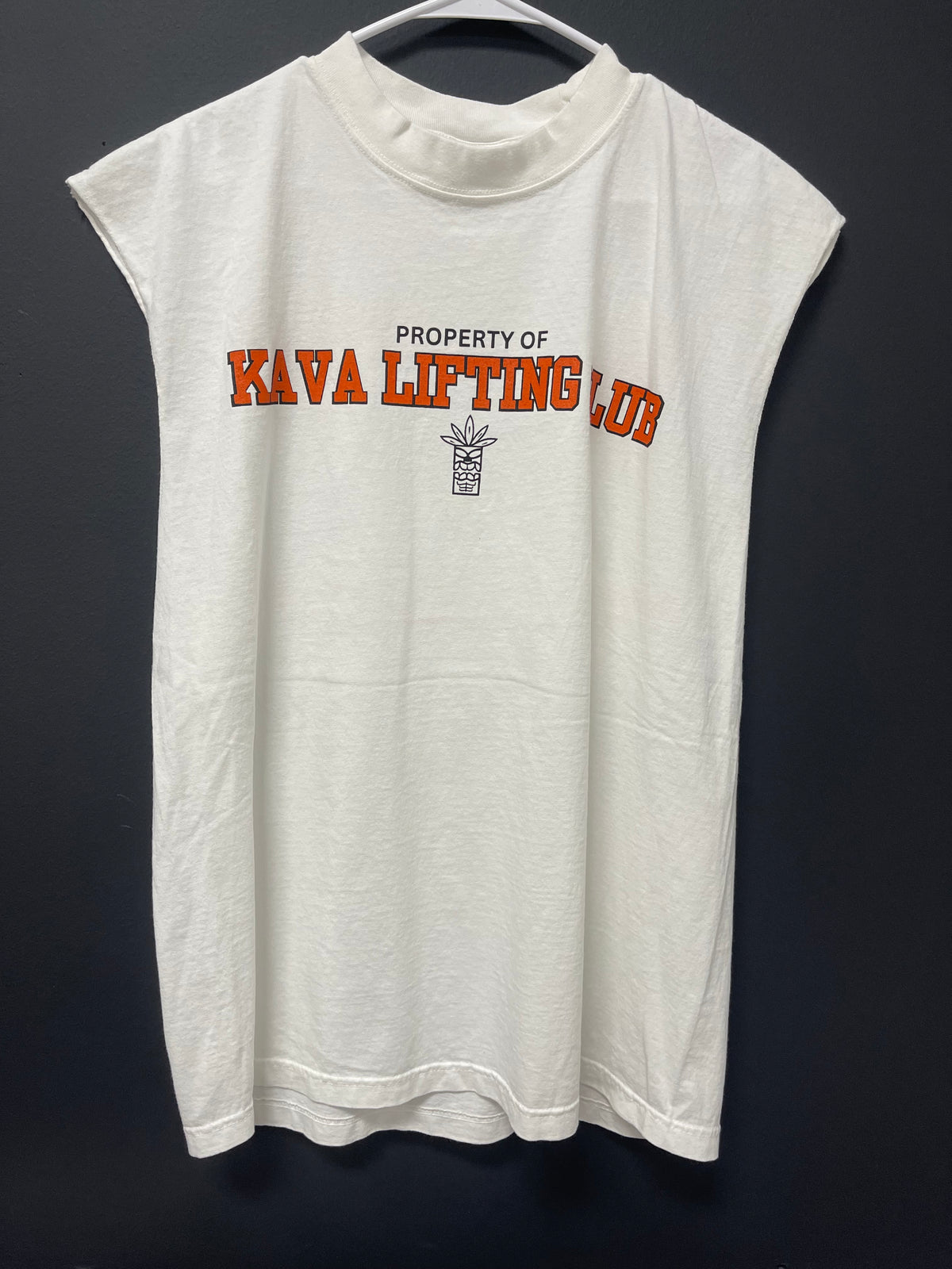 OVERSIZED CLUB TANK RED
