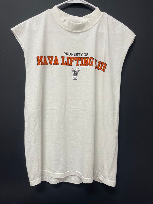 OVERSIZED CLUB TANK RED
